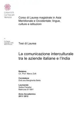 La comunicazione interculturale tra le aziende italiane e l'India