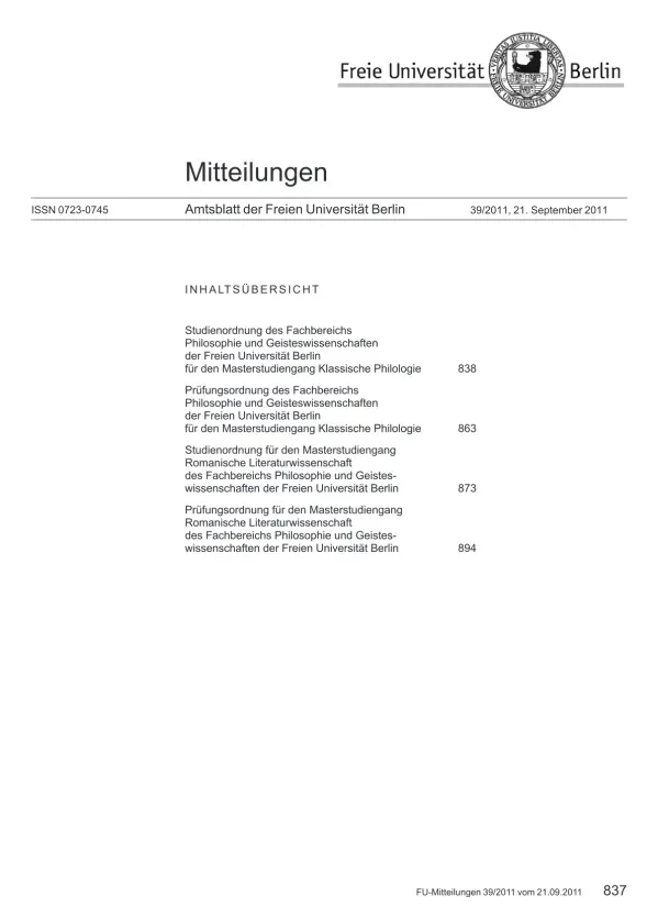 Klassische Philologie