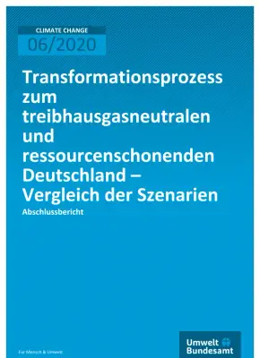 Klimaschutz-Szenarien: Deutschland 2050