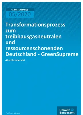 Klimaneutralität 2050: GreenSupreme