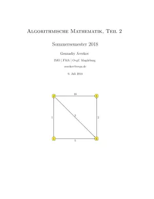 Graphenalgorithmen: Einführung