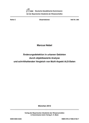 Änderungsdetektion mit ALS-Daten