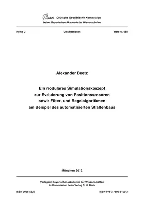 Simulationskonzept Positionssensoren