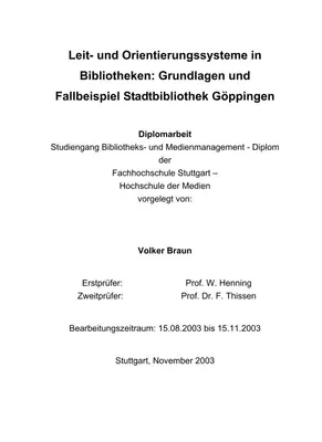 Bibliotheks-Leitsysteme: Orientierung optimieren