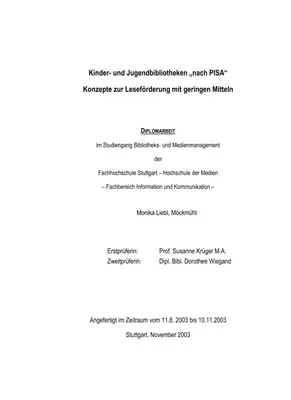 Leseförderung: Konzepte für Bibliotheken