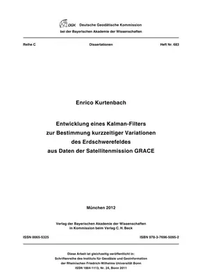 Kalman-Filter & GRACE: Erdschwerefeld