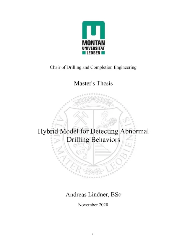 Hybrid Model for Detecting Abnormal Drilling Behaviors